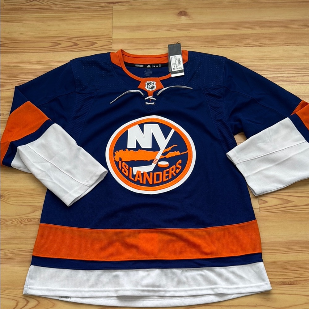 Adidas authentic Blue and Orange Islanders Jersey size 50 New